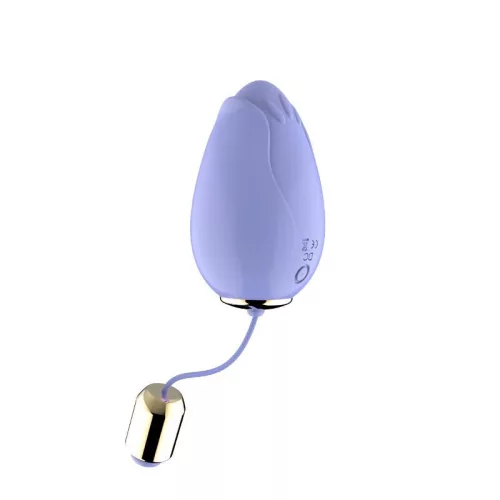 Szexjáték Rezgő távirányítós 9 mód 7,3 cm világoslila szilikon