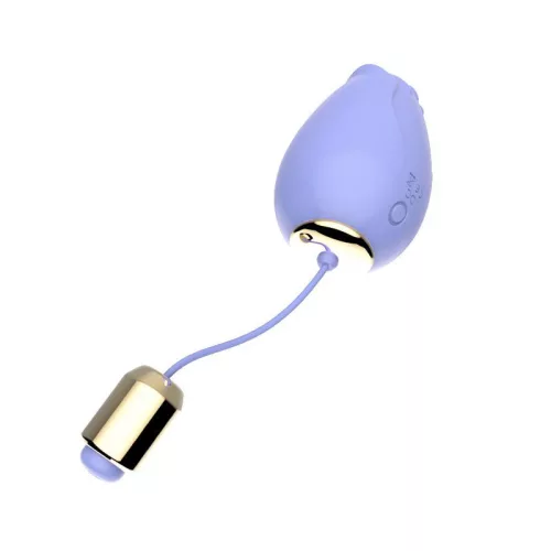 Szexjáték Rezgő távirányítós 9 mód 7,3 cm világoslila szilikon