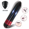 Rocket vibrátor 9 fokozatú, USB tölthető fekete 7,3 cm