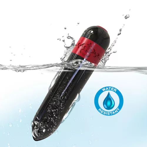 Rocket vibrátor 9 fokozatú, USB tölthető fekete 7,3 cm