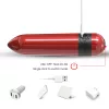 Vibrátor Rezgő, 9 mód, USB-töltés 7,3 cm piros