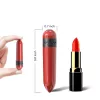 Vibrátor Rezgő, 9 mód, USB-töltés 7,3 cm piros