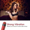 Vibrátor Rezgő, 9 mód, USB-töltés 7,3 cm piros