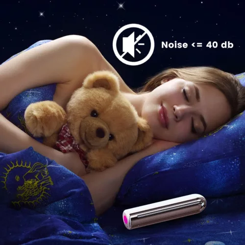 Szexjáték Rezgő 9 mód USB töltés rózsaarany 8,8x8,8x2 cm