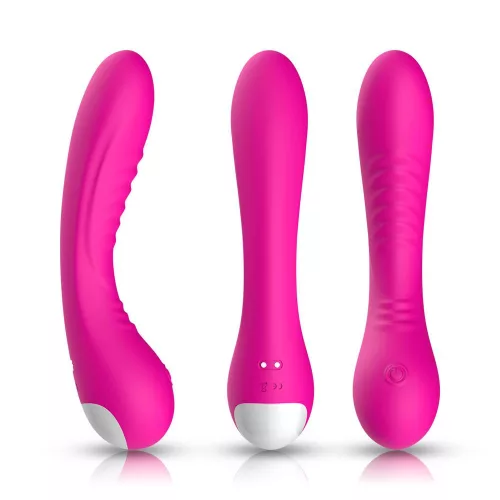 Vibrátor G-pont és csikló stimuláló 18 cm rózsaszín USB-töltés vízálló 9 mód