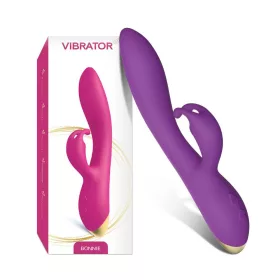   Bonnie Vibrátor Nyuszis G-pont stimuláló Vízálló 22,2 cm lila