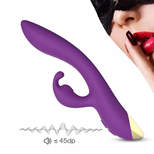 Bonnie Vibrátor Nyuszis G-pont stimuláló Vízálló 22,2 cm lila