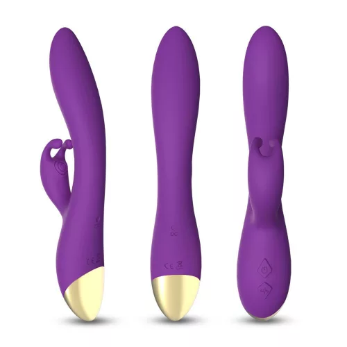 Bonnie Vibrátor Nyuszis G-pont stimuláló Vízálló 22,2 cm lila
