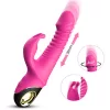 Zing Vibrátor pulzáló, forgó, vízálló 19,5 cm rózsaszín