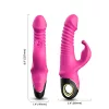 Zing Vibrátor pulzáló, forgó, vízálló 19,5 cm rózsaszín