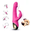Zing Vibrátor pulzáló, forgó, vízálló 19,5 cm rózsaszín