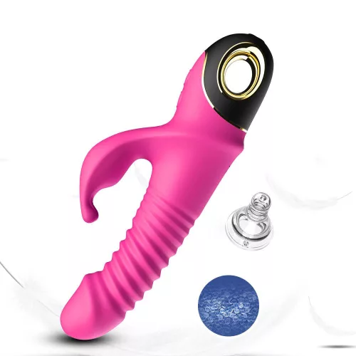 Zing Vibrátor pulzáló, forgó, vízálló 19,5 cm rózsaszín