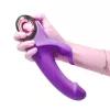 Meteror Vibrátor Kettős rezgés, Vízálló 22,7 cm lila