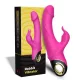 Meteror Vibrátor Rezgő, USB-töltés, vízálló 22,7 cm rózsaszín