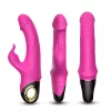 Meteror Vibrátor Rezgő, USB-töltés, vízálló 22,7 cm rózsaszín