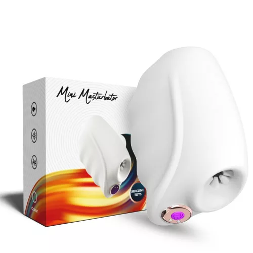 Master White 9 sebességes, rezgő, tölthető maszturbátor hüvely
