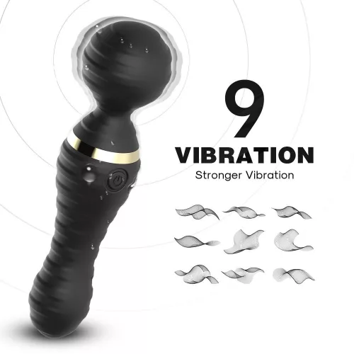 Freedom vibrátor 9 program rezgés vízálló fekete 19 cm