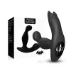Bat King Prosztata stimuláló Rezgő, forgó, távirányítós 13 cm fekete