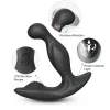 Bat King Prosztata stimuláló Rezgő, forgó, távirányítós 13 cm fekete
