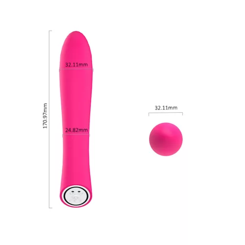 Mistress Vibrátor G-pont stimuláló, USB-töltés, 13 cm rózsaszín
