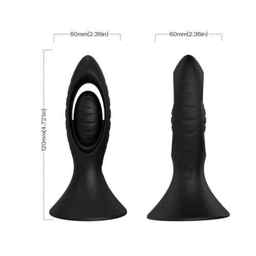 Watchman Black vibrátor 9 rezgésfunkcióval, távirányítós