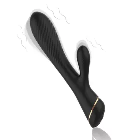   Hare Vibrátor 9 rezgésfokozat csendes vízálló fekete USB töltővel