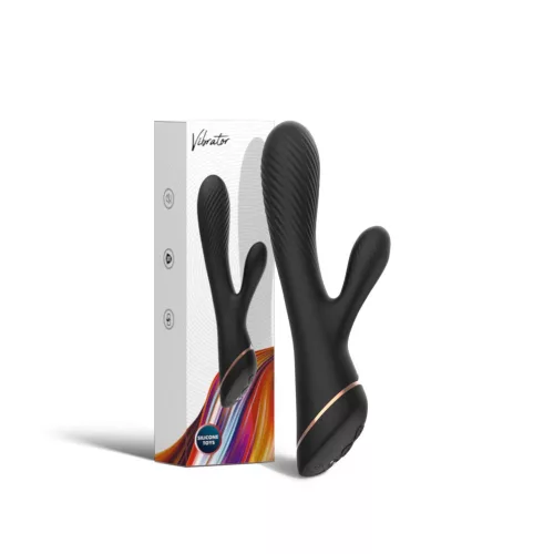 Hare Vibrátor 9 rezgésfokozat csendes vízálló fekete USB töltővel
