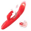 Red Spider Mite Vibrátor G-pont és csikló stimuláló 22,7 cm vízálló fekete