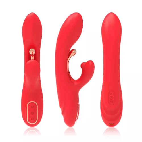 Nirvana Vibrátor Rabbit G-pont, kliensztimuláló, 9 mód 22 cm USB-c fekete
