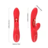 Nirvana Vibrátor Rabbit G-pont, kliensztimuláló, 9 mód 22 cm USB-c fekete