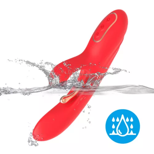 Nirvana Vibrátor Rabbit G-pont, kliensztimuláló, 9 mód 22 cm USB-c fekete