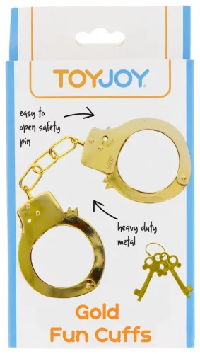 Fun Cuffs – arany fém bilincsek izgalmas élményekhez