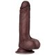 Valósághű Dildo Slidy Cock 12.5 x 3.8cm barna