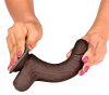 Valósághű Dildo Slidy Cock 12.5 x 3.8cm barna