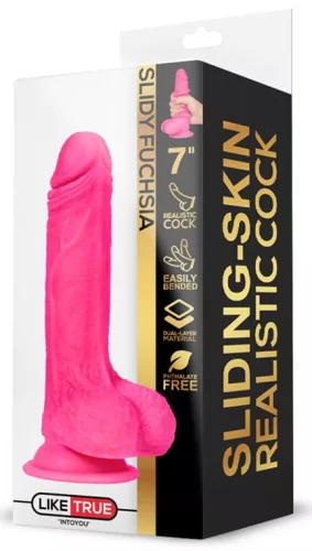 Realistic Dildo – élethű vibráló pénisz rózsaszínben