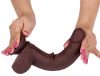 Valósághű Dildo Slidy Cock 17 x 4cm barna