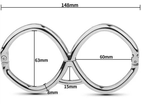 Hex csuklópánt 15 cm - stílusos rögzítő élményhez