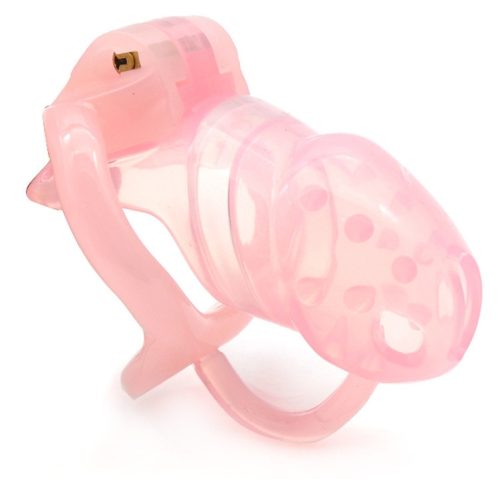 Chastity Cage – rózsaszín kényszerzár (9 x 3,1 cm)