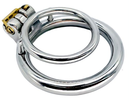 Dupla fém péniszgyűrű – 37mm prémium stimulációért