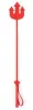 Trident Whip – 65 cm-es érzéki ostor, piros