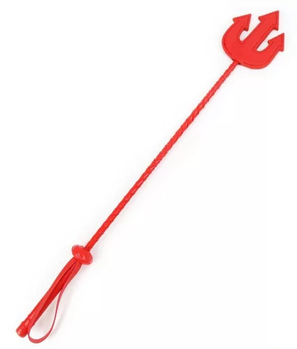 Trident Whip – 65 cm-es érzéki ostor, piros