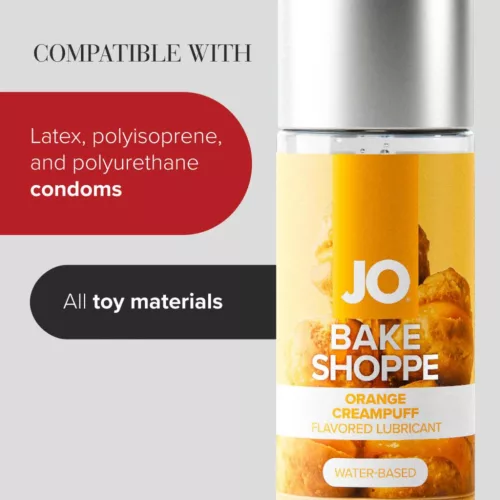 System JO ízletes vízbázisú síkosító narancs-vanília 60 ml