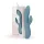 Violet Rabbit Vibrátor állítható rezgés, G-pont stimuláló, vízlepergető 21 cm kék