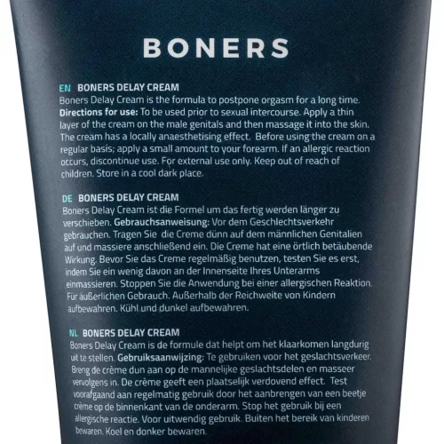 Boners - Késleltető krém 100 ml