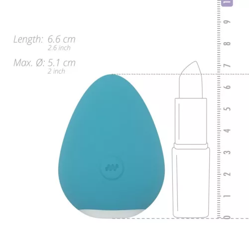 San Antonio Vibrációs tojás 10 mód USB-töltés kék