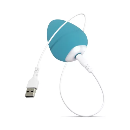 San Antonio Vibrációs tojás 10 mód USB-töltés kék
