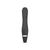 No-Parts Strapless Strap-On Dildó Rezgő, 10 mód Análbarát 22 cm fekete