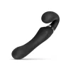 No-Parts Strapless Strap-On Dildó Rezgő, 10 mód Análbarát 22 cm fekete