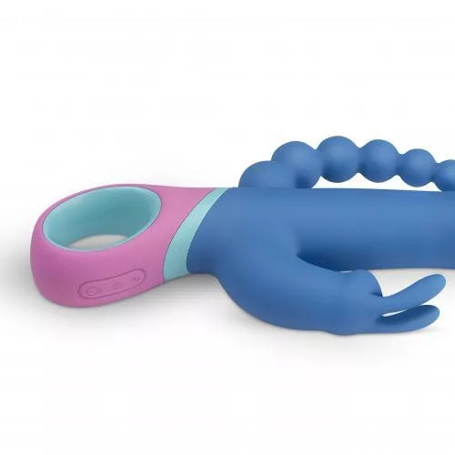 Vice Dupla vibrátor 13 rezgés, 12 forgás 23 cm vízálló USB töltés