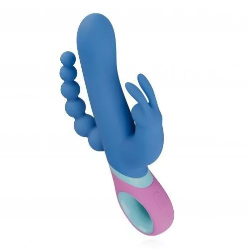 Vice Dupla vibrátor 13 rezgés, 12 forgás 23 cm vízálló USB töltés